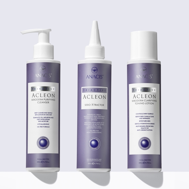 아클레온 피지제거 3종세트 (클렌징젤, 토너, 피지연화제)