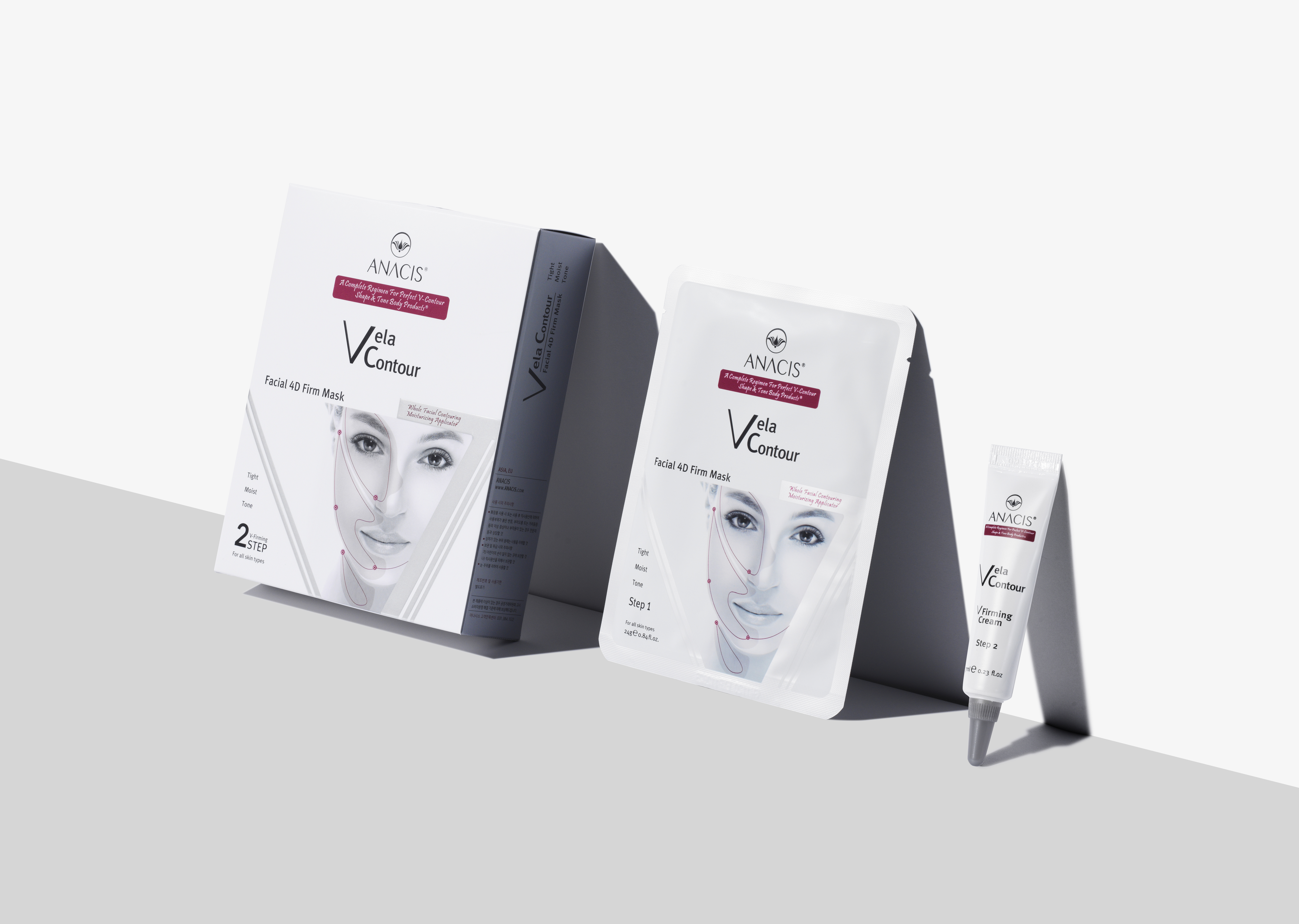 벨라컨투어 펌 마스크 1매 + 브이 퍼밍크림 7g 1개