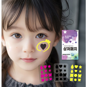 드림패치 하이드로콜로이드 의약외품 습윤밴드 상처패치 여드름패치 (12사이즈 3색상 6모양 36매 + 리프팅크림7g1개)